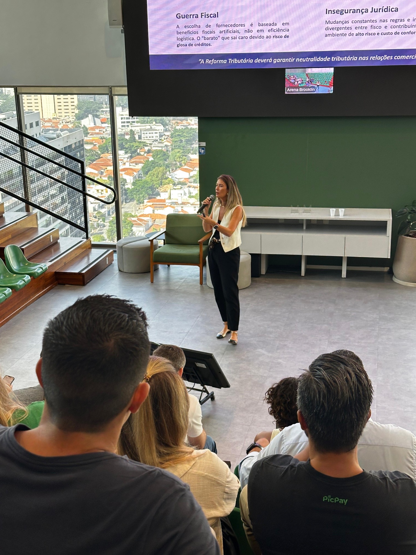 Treinamento ministrado para a equipe PicPay